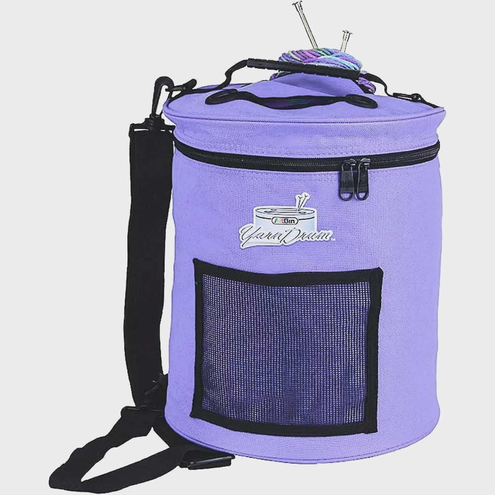 Artbin Yarn Drum Knitting Crochet Tote Case Organizer Storage - Periwinkle